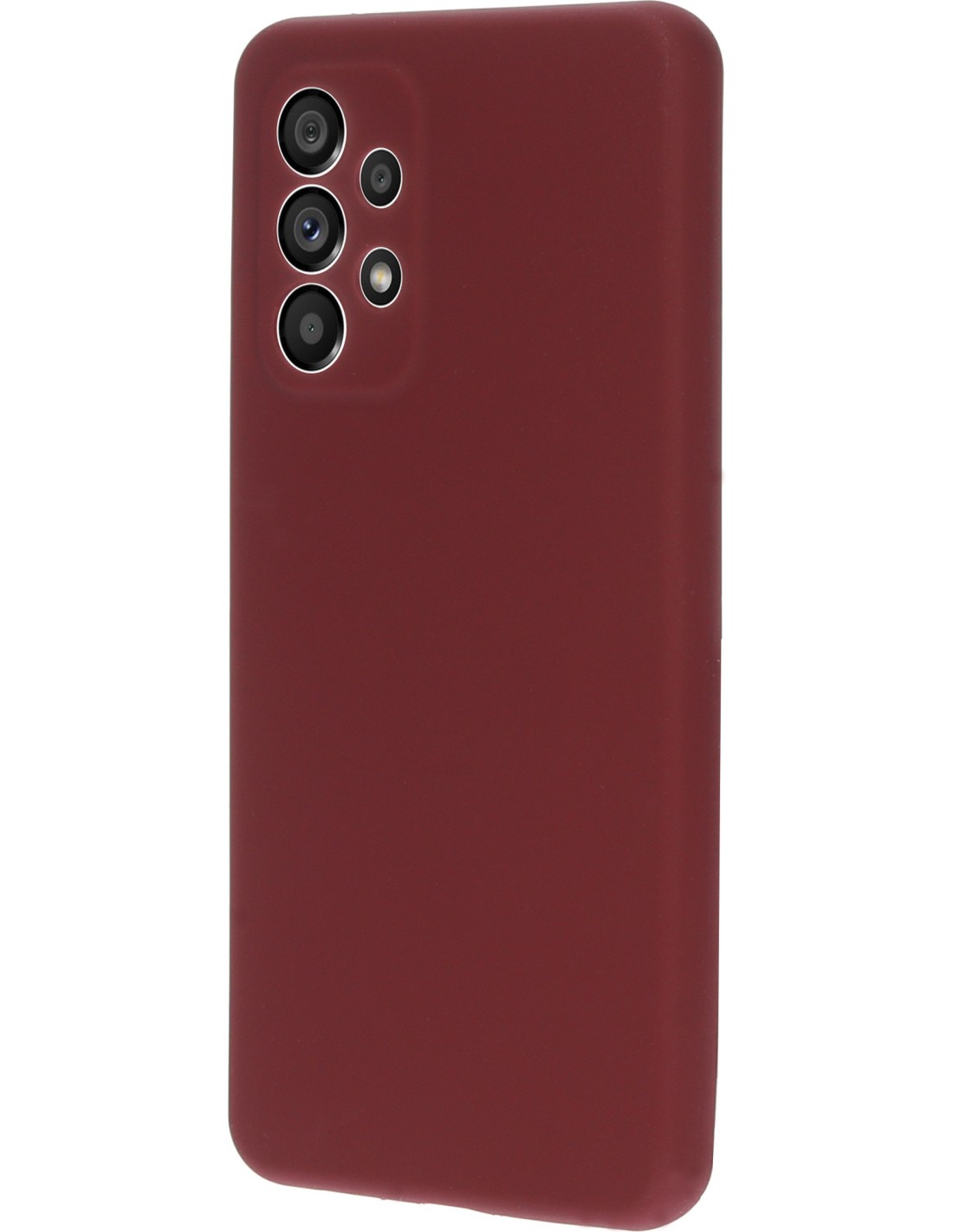 Mobiparts Silicone Cover Samsung Galaxy A53 (2022) Plum Red