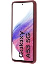 Mobiparts Silicone Cover Samsung Galaxy A53 (2022) Plum Red
