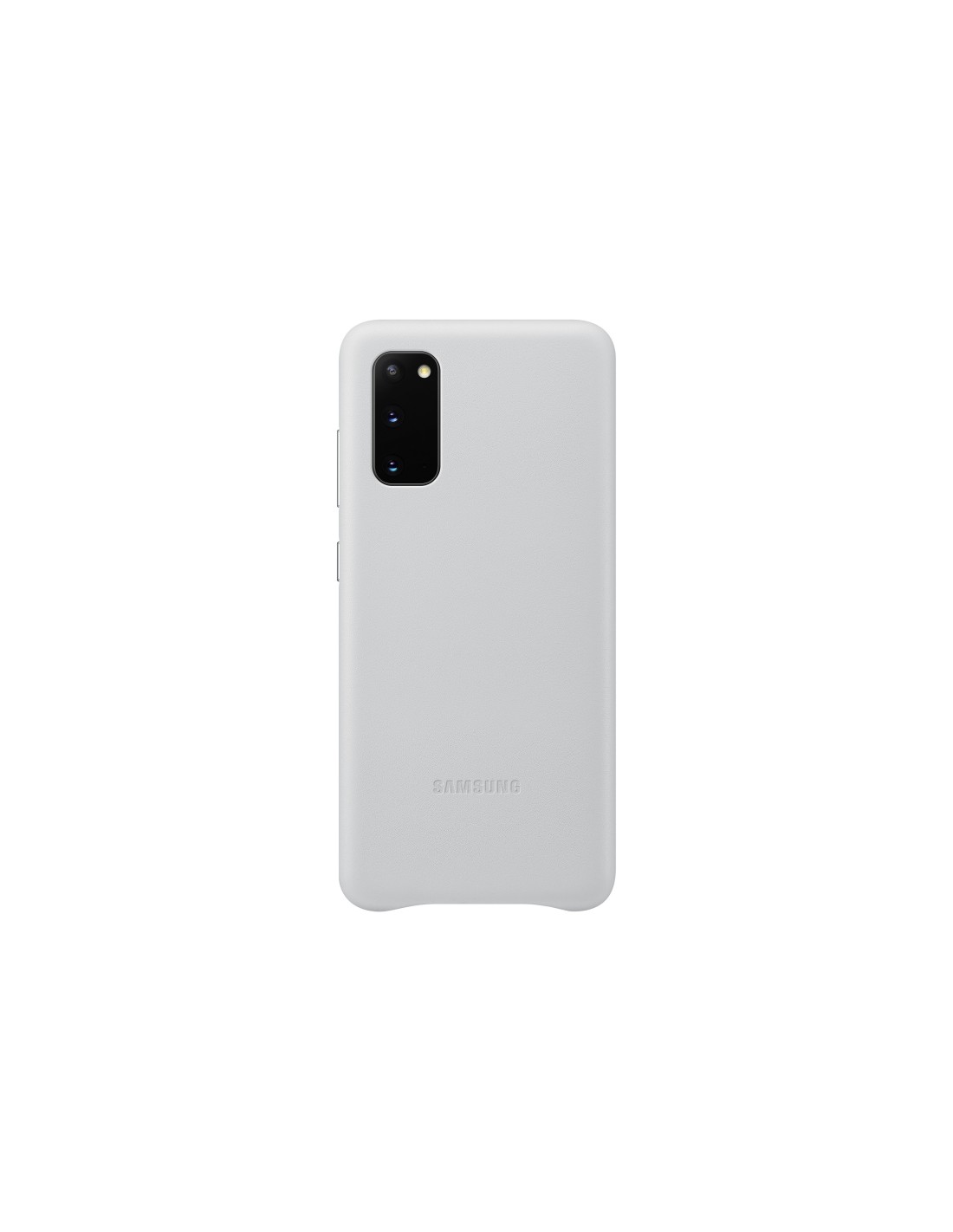 Samsung Galaxy S20 4G 5G Leather Cover Light Gray