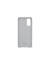 Samsung Galaxy S20 4G 5G Leather Cover Light Gray