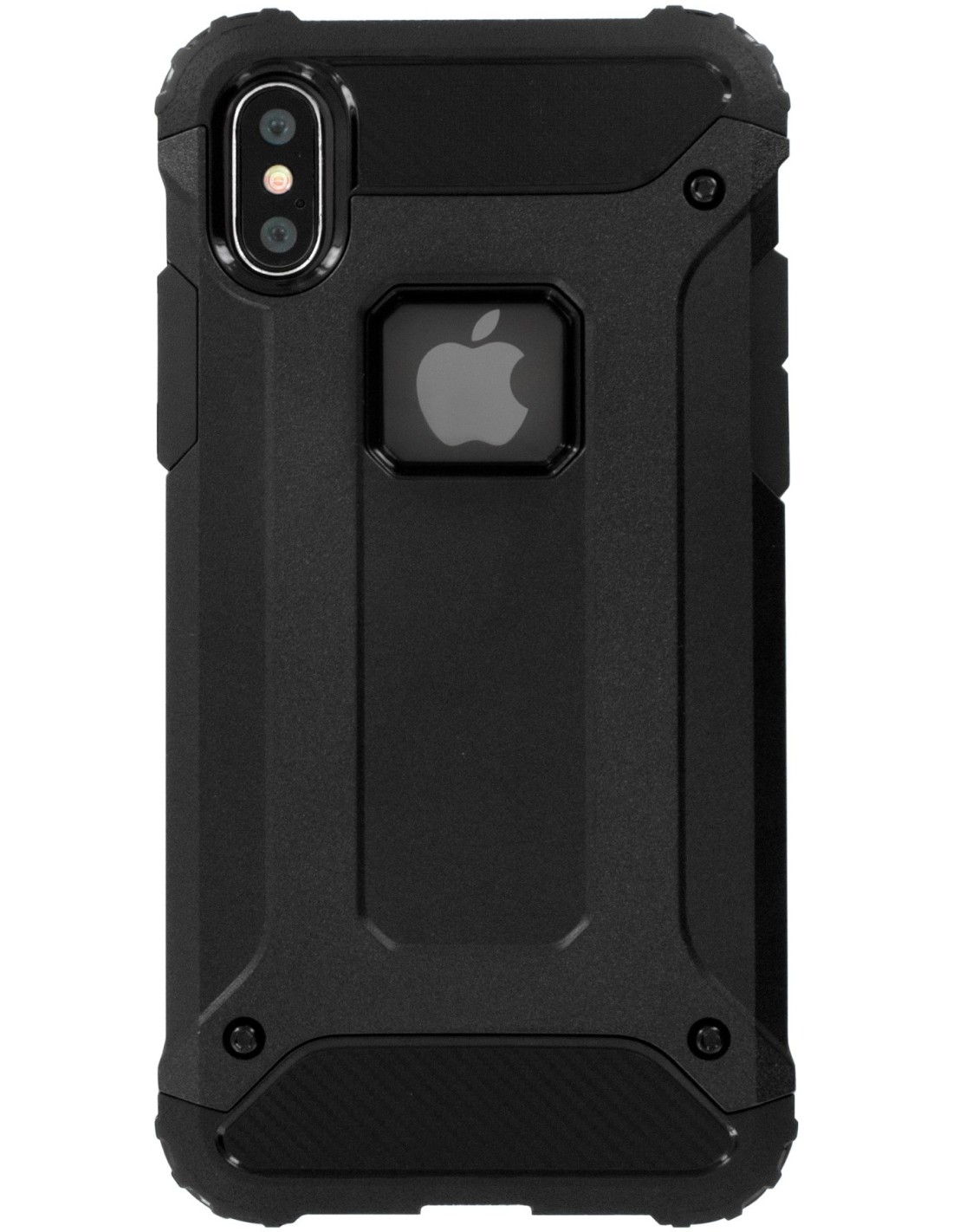 Mobiparts Rugged Shield Case Apple iPhone X XS Black (Bulk)
