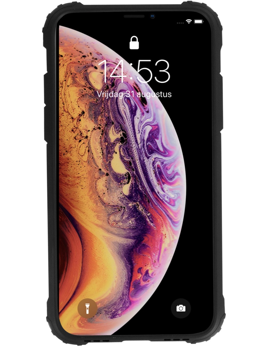 Mobiparts Rugged Shield Case Apple iPhone X XS Black (Bulk)