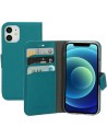 Mobiparts Saffiano Wallet Case Apple iPhone 12 Mini Turquoise
