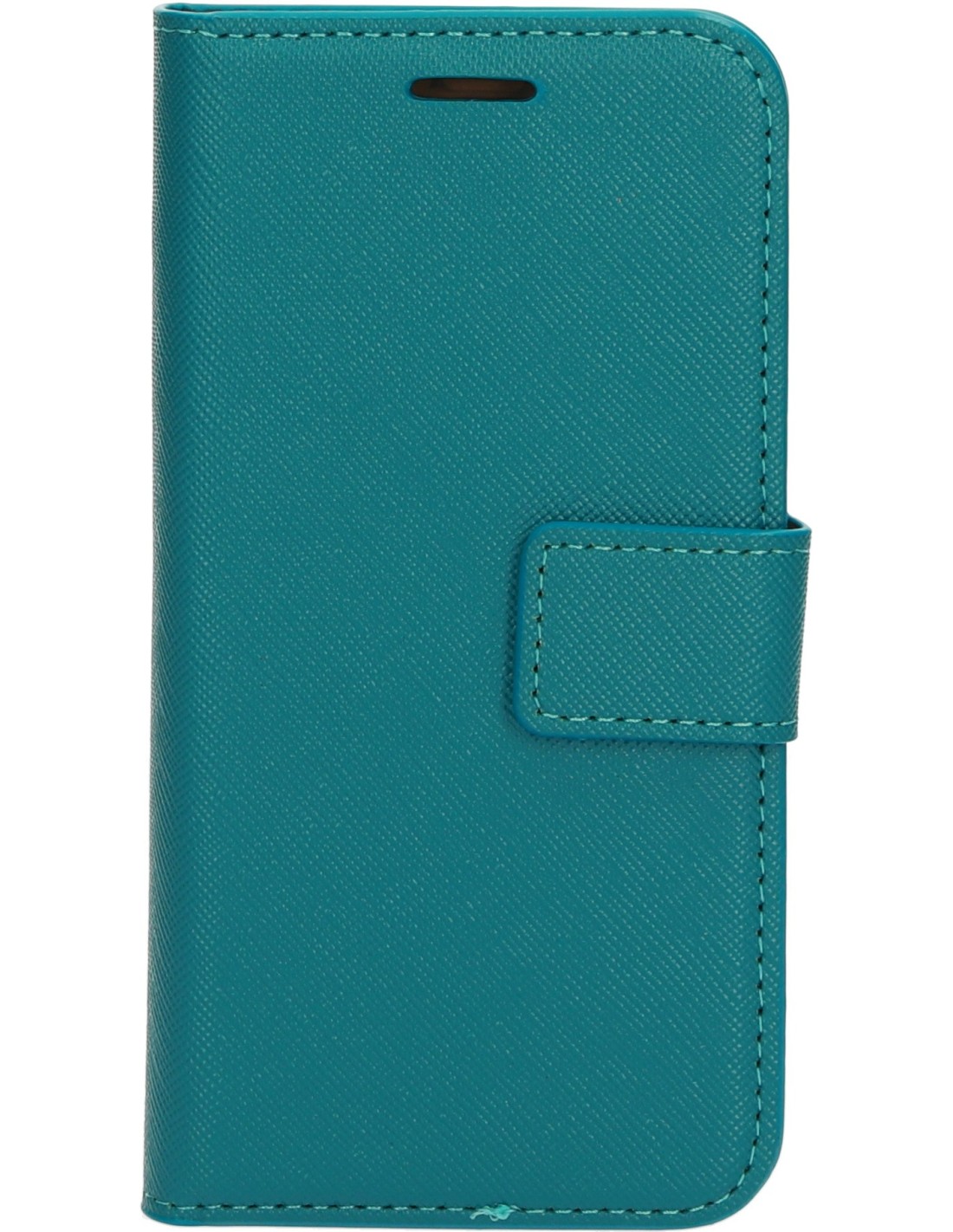 Mobiparts Saffiano Wallet Case Apple iPhone 12 Mini Turquoise