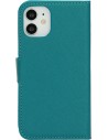 Mobiparts Saffiano Wallet Case Apple iPhone 12 Mini Turquoise