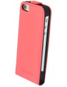 Mobiparts Premium Flip Case Apple iPhone 5 5S SE Peach Pink