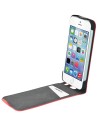 Mobiparts Premium Flip Case Apple iPhone 5 5S SE Peach Pink
