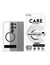 CARE by PanzerGlass Feature Case Transparent w. Black Kickstand & QI Samsung S25 Ultra