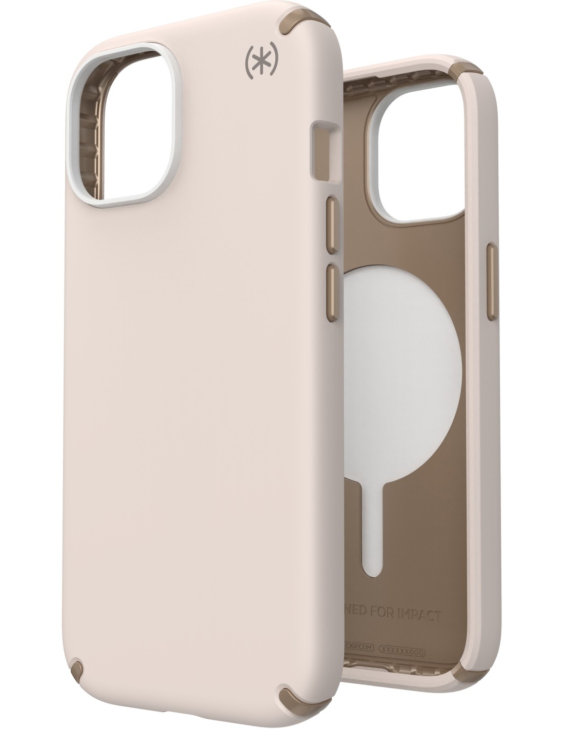 Speck Presidio2 Pro + MS Apple iPhone 16e 15 14 13 Bleached Bone -  with Microban