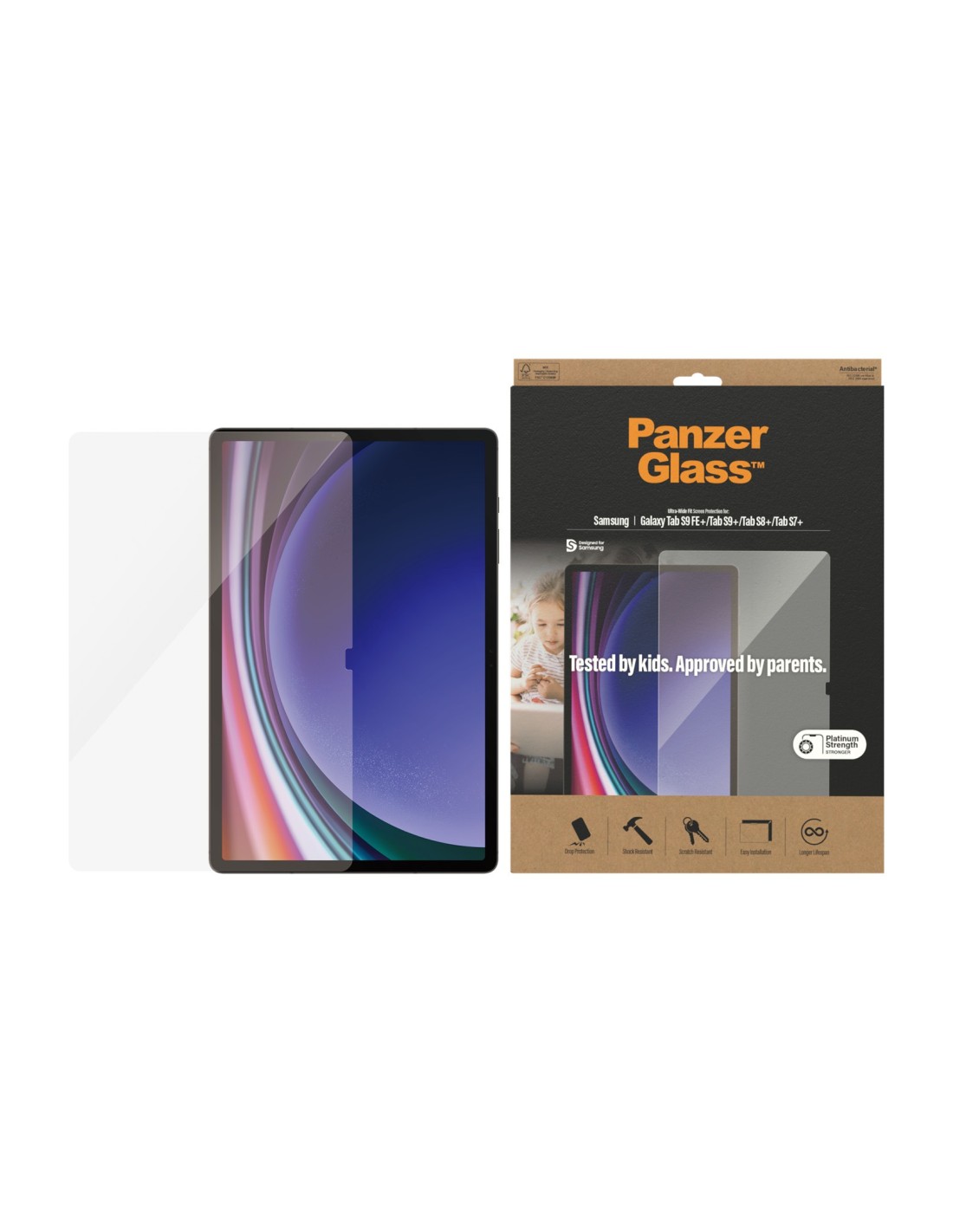 PanzerGlass Samsung Galaxy Tab S9+ | S9+ FE | S8+ | S7+