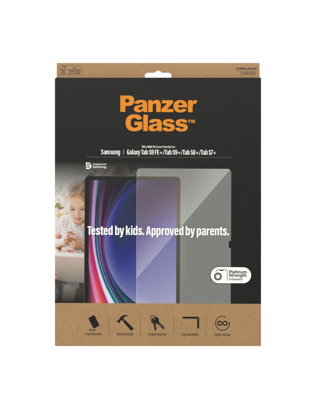 PanzerGlass Samsung Galaxy Tab S9+ | S9+ FE | S8+ | S7+