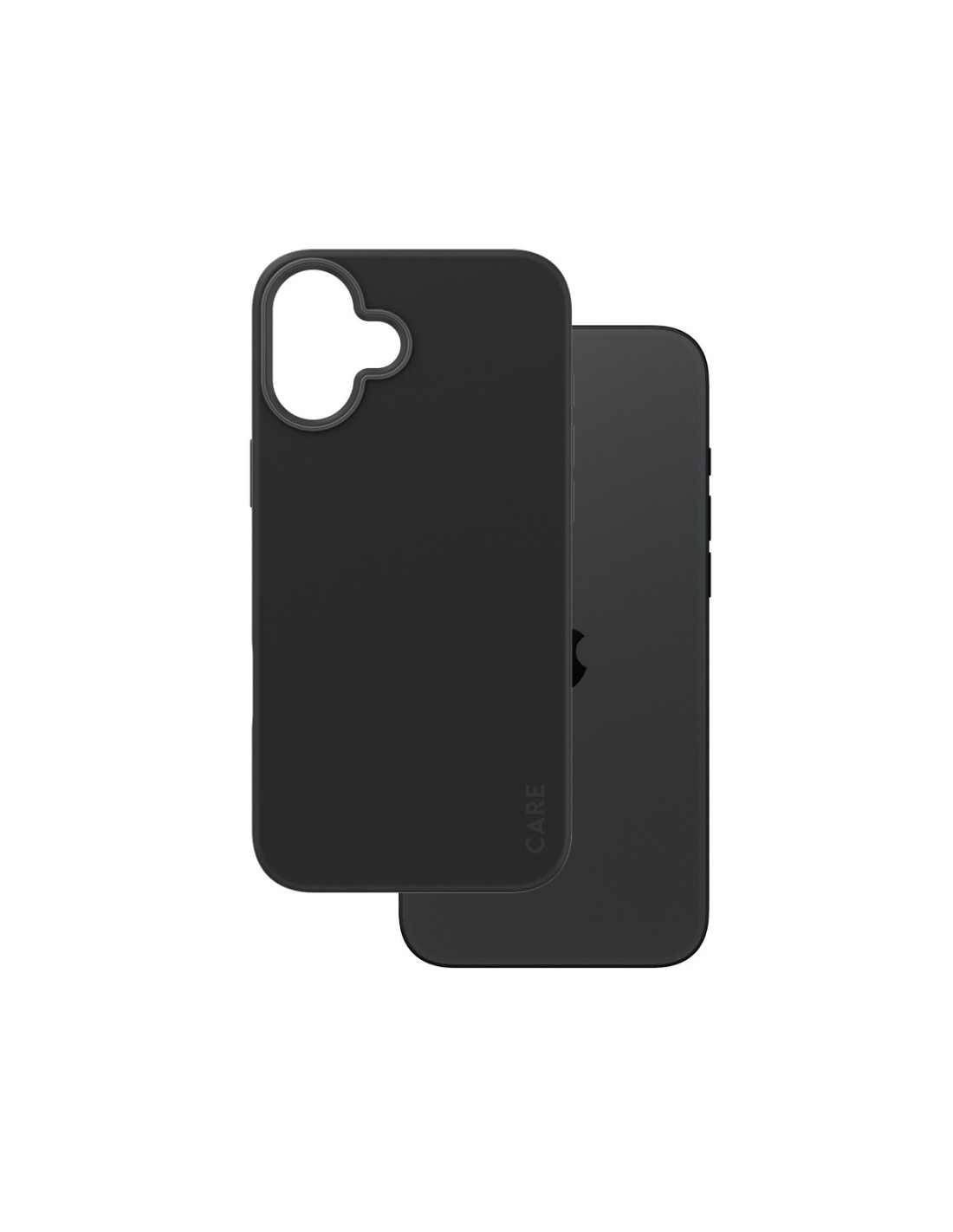 CARE by PanzerGlass Fashionable Case Black w. MagSafe iPhone 16 Plus