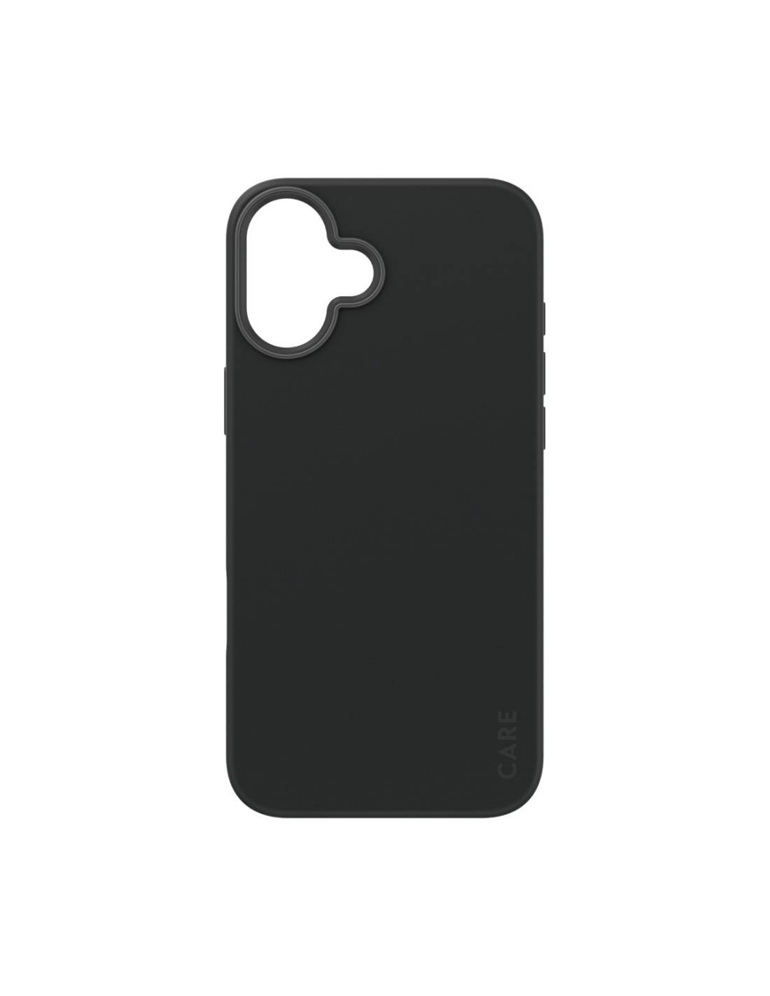 CARE by PanzerGlass Fashionable Case Black w. MagSafe iPhone 16 Plus