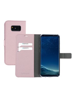 Mobiparts Saffiano Wallet Case Samsung Galaxy S8 Plus Pink