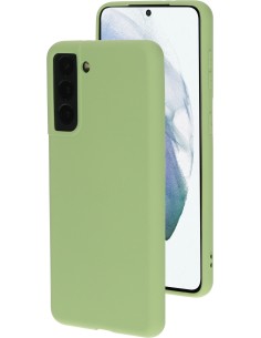 Mobiparts Silicone Cover Samsung Galaxy S21 Pistache Green