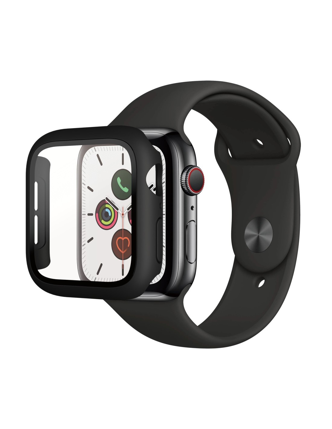 PanzerGlass Full Body Apple Watch 4 5 6 SE (40 mm) - Black Anti-Bacterial