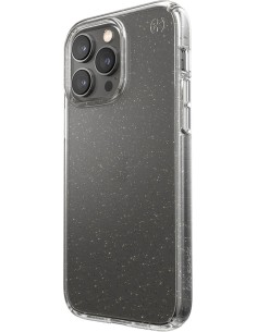 Speck Presidio Perfect Clear Glitter Apple iPhone 14 Pro Max Clear   Gold Glitter - with Microban 2