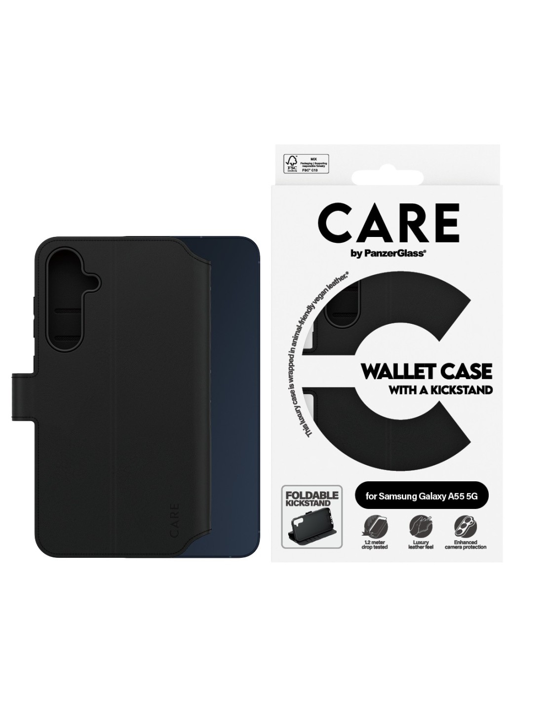 CARE by PanzerGlass Feature Case Tango Two-in-One Wallet Samsung Galaxy A55 5G