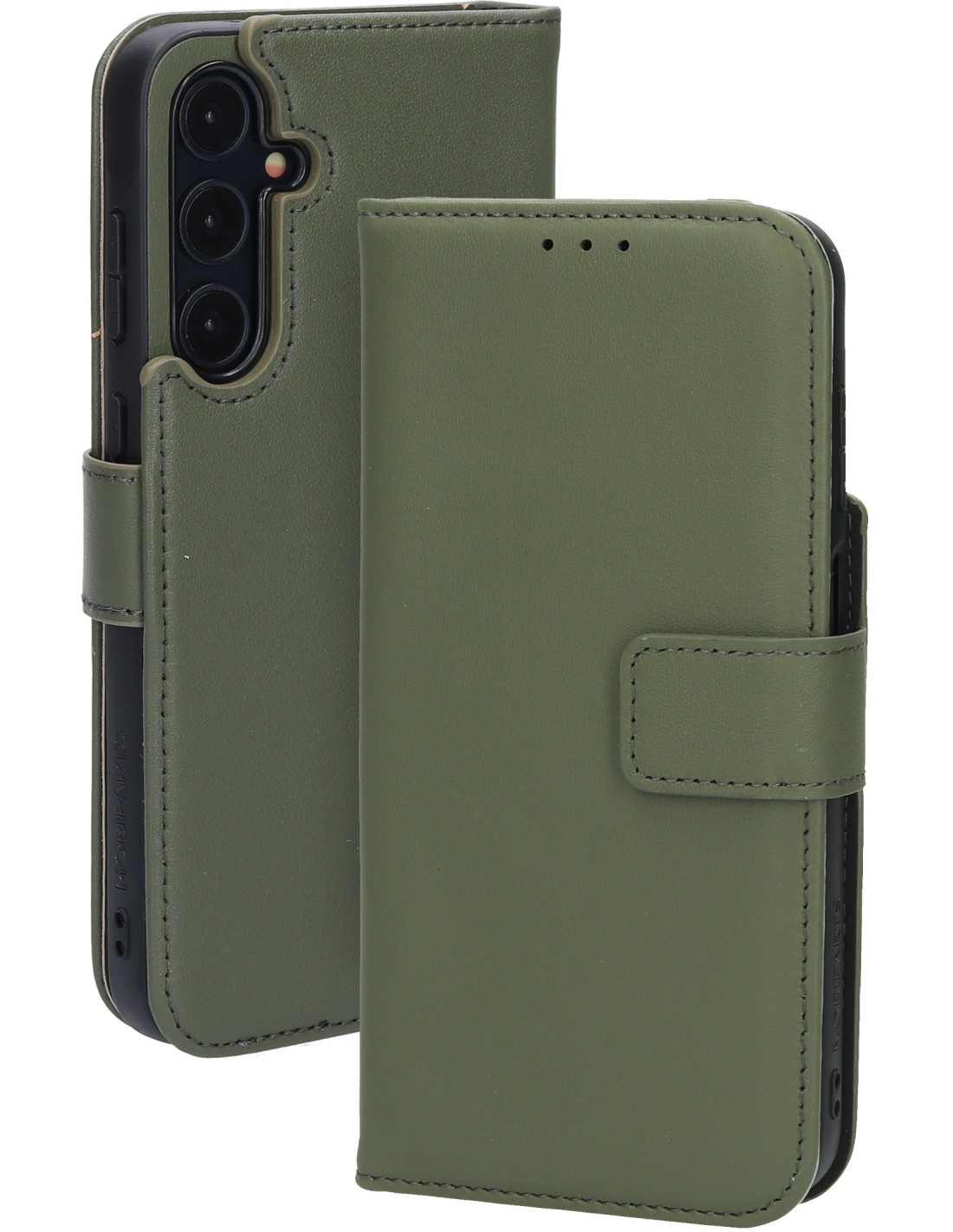 Mobiparts Leather 2 in 1 Wallet Case Samsung Galaxy A55 (2024) Green