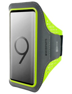 Mobiparts Comfort Fit Sport Armband Samsung Galaxy S9 Plus Neon Green
