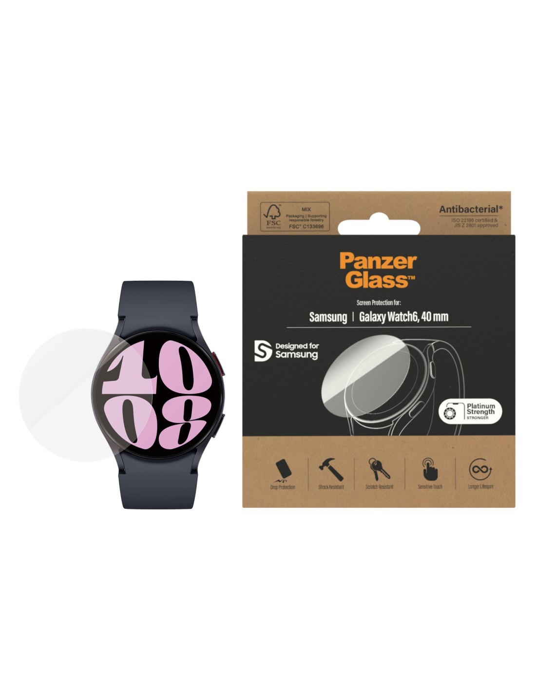 PanzerGlass Samsung Galaxy Watch 6 40mm