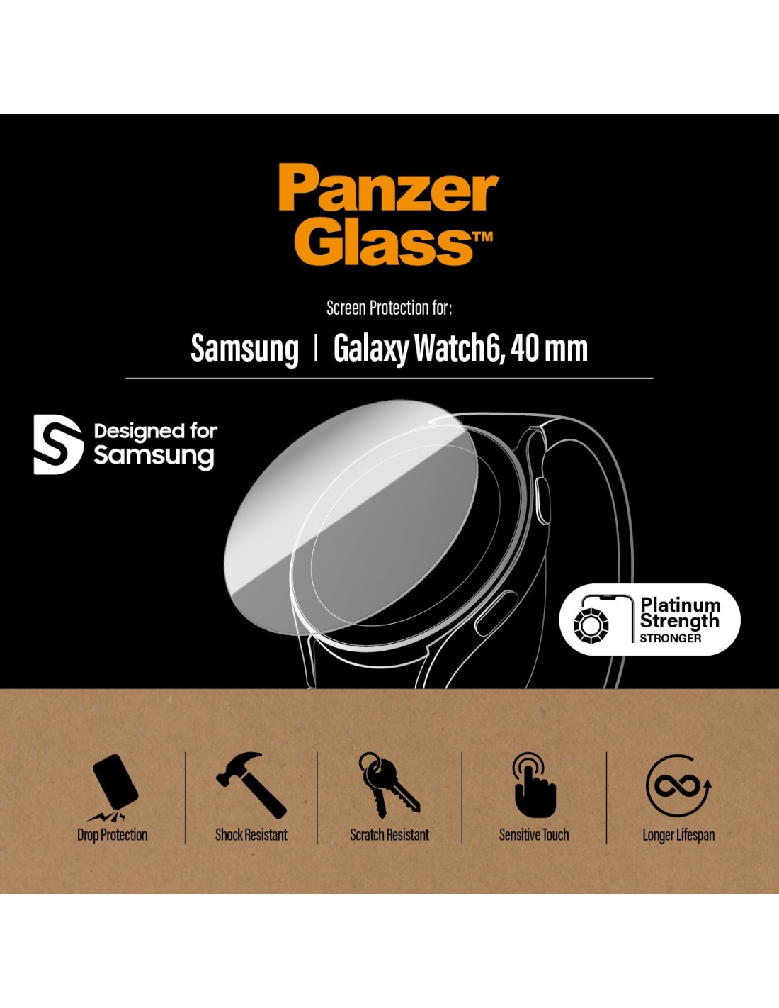 PanzerGlass Samsung Galaxy Watch 6 40mm