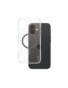 CARE by PanzerGlass Flagship Case Transparent Urban Combat w. Black MagSafe iPhone 16 Plus