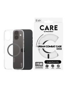 CARE by PanzerGlass Flagship Case Transparent Urban Combat w. Black MagSafe iPhone 16 Plus 2