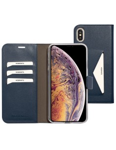 Mobiparts Classic Wallet Case Apple iPhone XS Max Blue