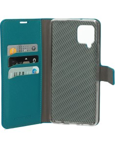 Mobiparts Saffiano Wallet Case Samsung Galaxy A42 (2020) Turquoise
