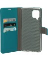 Mobiparts Saffiano Wallet Case Samsung Galaxy A42 (2020) Turquoise