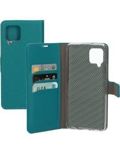 Mobiparts Saffiano Wallet Case Samsung Galaxy A42 (2020) Turquoise 2