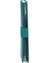 Mobiparts Saffiano Wallet Case Samsung Galaxy A42 (2020) Turquoise
