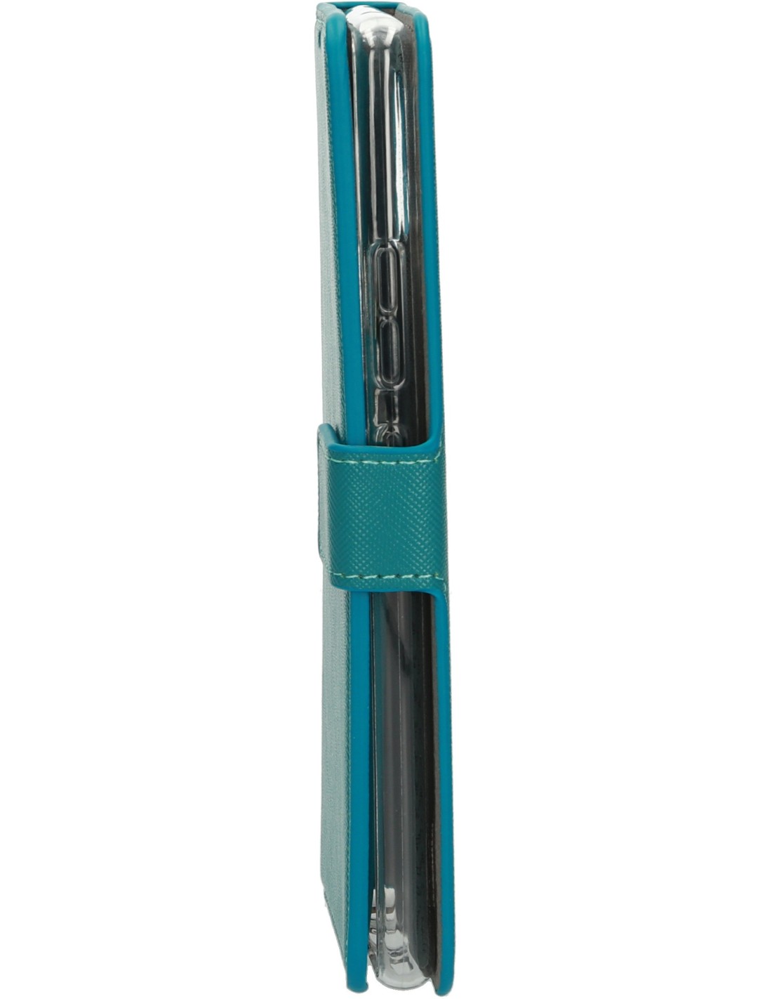 Mobiparts Saffiano Wallet Case Samsung Galaxy A42 (2020) Turquoise