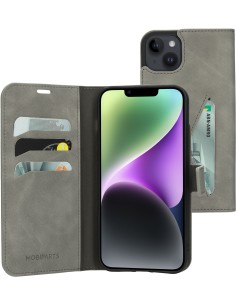Mobiparts Classic Wallet Case Apple iPhone 14 Plus Granite Grey