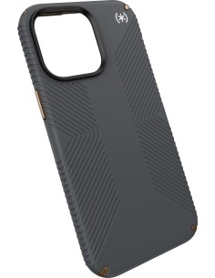 Speck Presidio2 Grip Apple iPhone 15 Pro Max Charcoal Grey -  with Microban