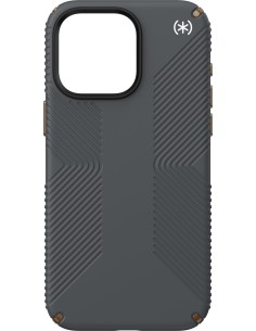 Speck Presidio2 Grip Apple iPhone 15 Pro Max Charcoal Grey -  with Microban 2