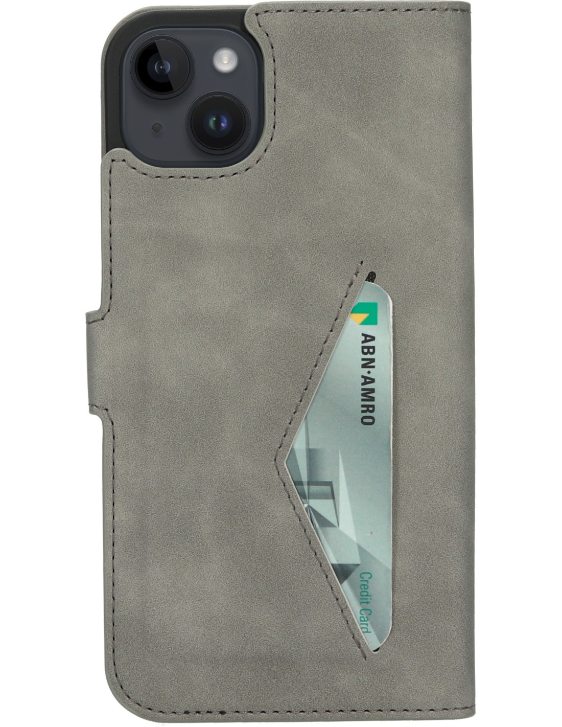Mobiparts Classic Wallet Case Apple iPhone 14 Plus Granite Grey