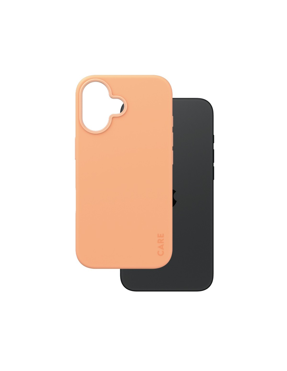 CARE by PanzerGlass Fashionable Case Peachy w. MagSafe iPhone 16