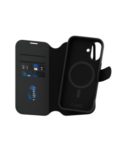 CARE by PanzerGlass Feature Case Tango Two-in-One Wallet w. MagSafe iPhone 16
