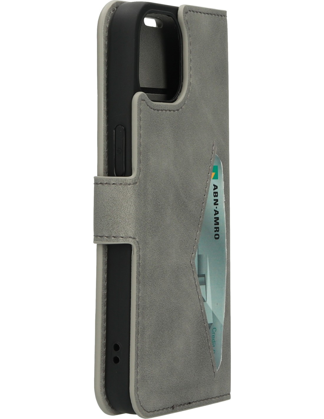Mobiparts Classic Wallet Case Apple iPhone 14 Granite Grey
