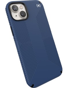 Speck Presidio2 Grip + MS Apple iPhone 14 Plus 15 Plus Coastal Blue -  with Microban