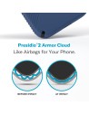 Speck Presidio2 Grip + MS Apple iPhone 14 Plus 15 Plus Coastal Blue -  with Microban