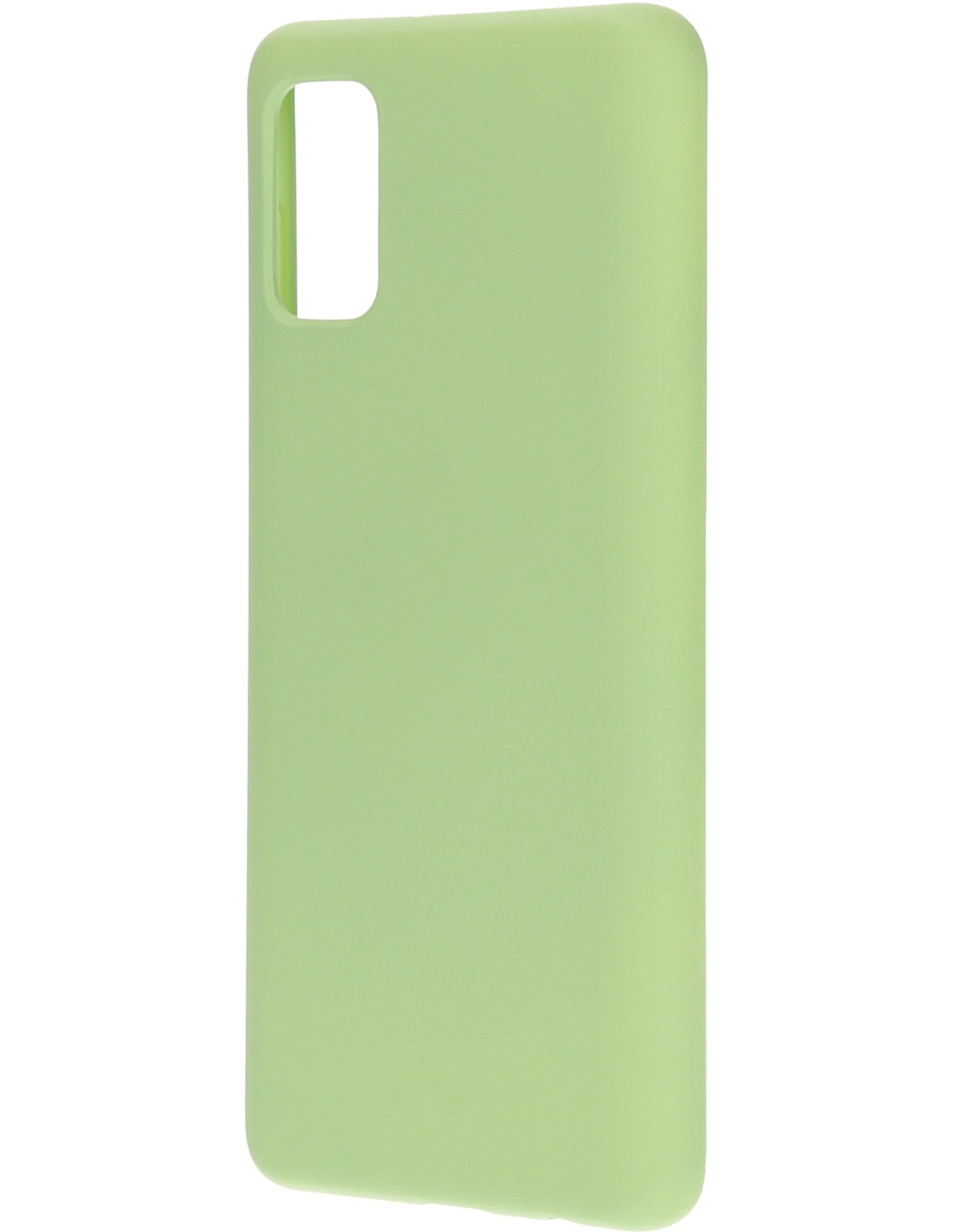 Mobiparts Silicone Cover Samsung Galaxy A41 (2020) Pistache Green