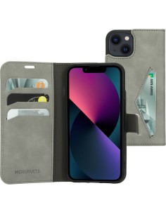 Mobiparts Classic Wallet Case Apple iPhone 13 Granite Grey