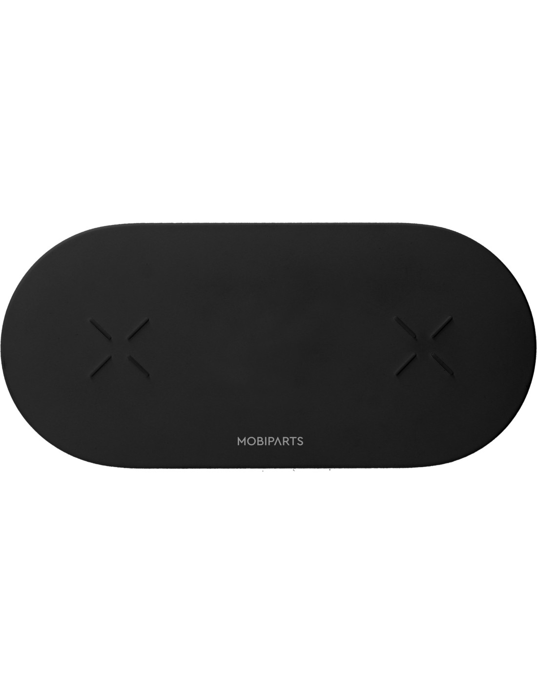 Mobiparts Dual Fast Wireless Charging Pad Black