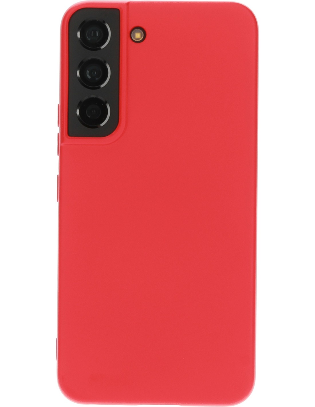 Mobiparts Silicone Cover Samsung Galaxy S22 Scarlet Red