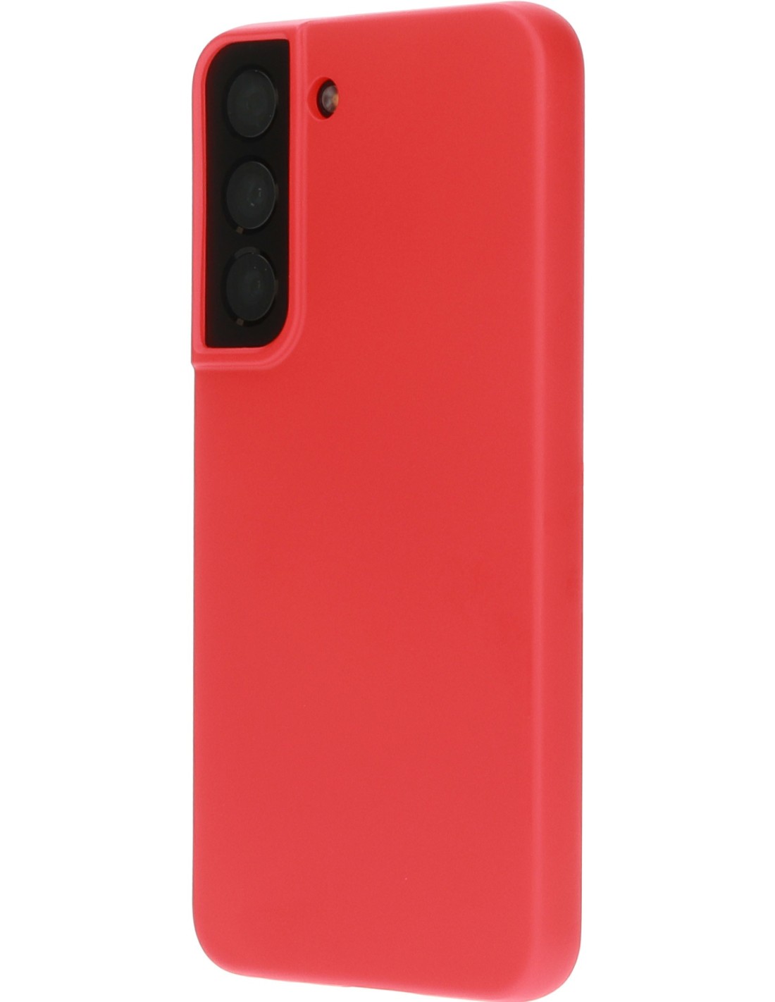 Mobiparts Silicone Cover Samsung Galaxy S22 Scarlet Red