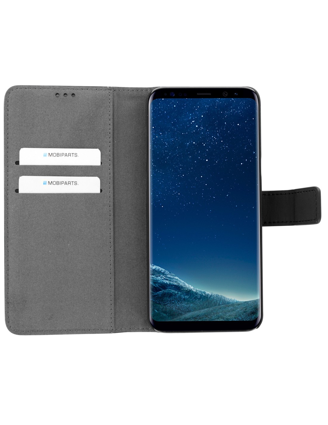Mobiparts 2 in 1 Premium Wallet Case Samsung Galaxy S8 Plus Black