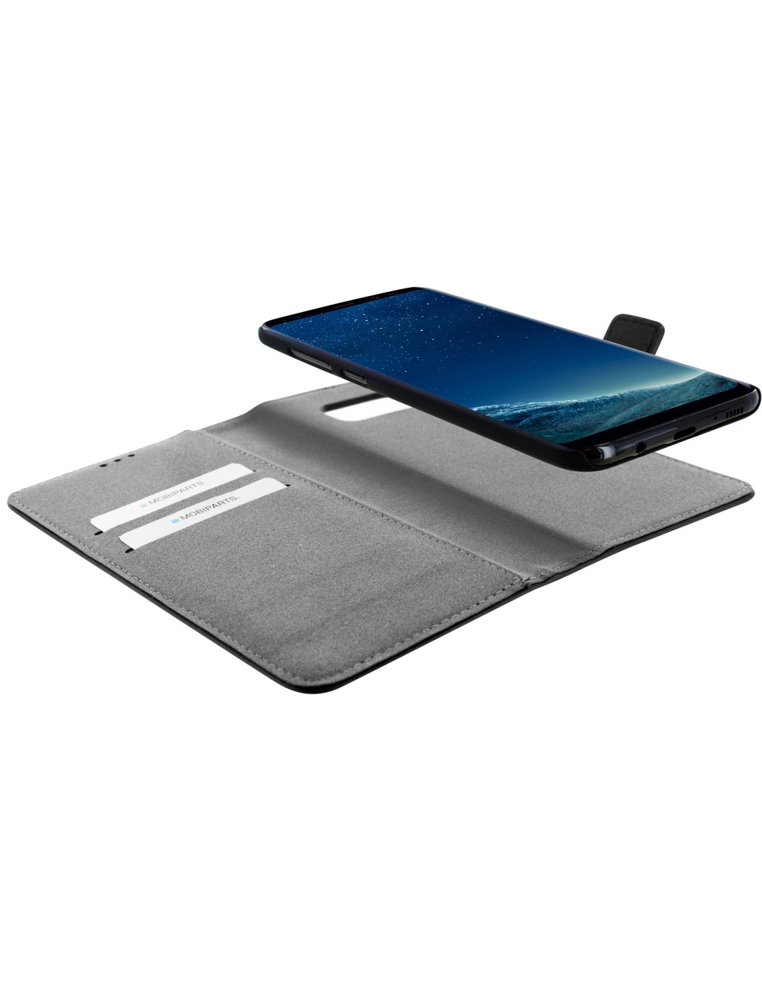 Mobiparts 2 in 1 Premium Wallet Case Samsung Galaxy S8 Plus Black